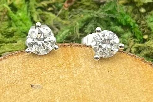 .48ctw Lab Grown Diamond Stud Earrings
