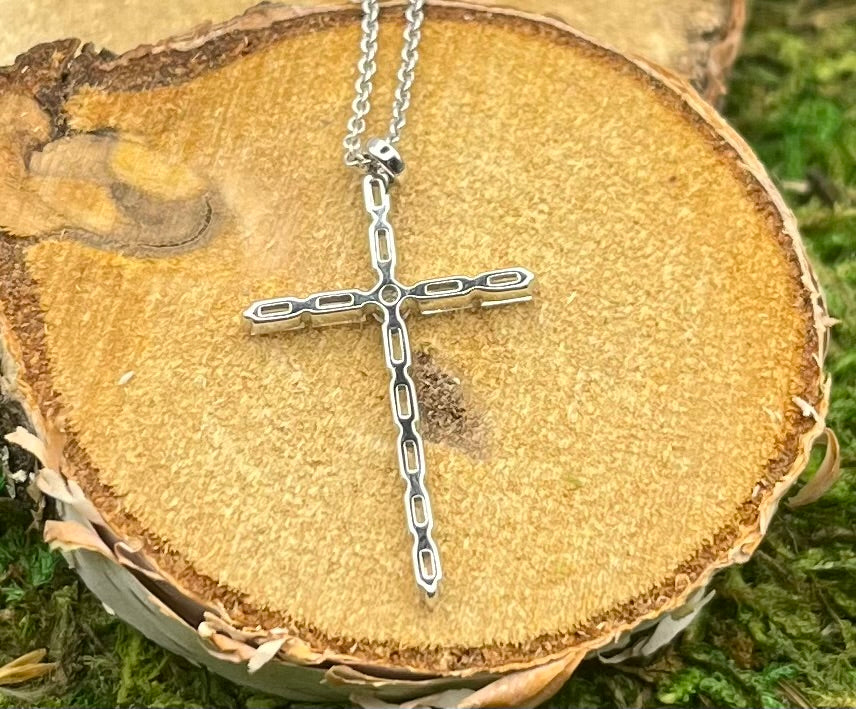 Effy Diamond Cross Necklace